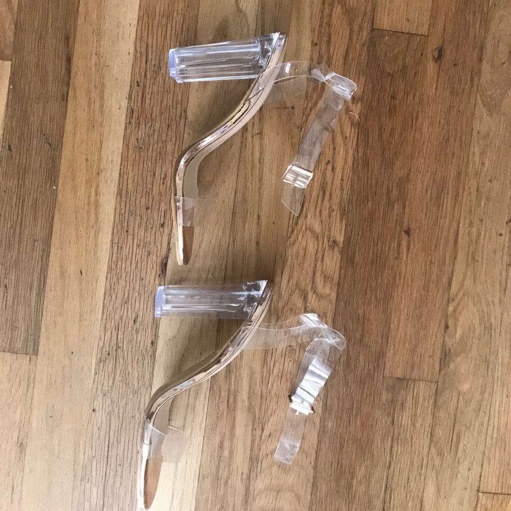 Lucite heels